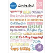 Essentials Collection - Sticker Book - Celebration Phrases by Echo Park