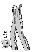 113 – Women's Sugarpine Overall Pattern