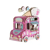 3D Wooden Music Box Puzzle: Hello Kitty® Ice Cream Truck