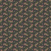 Fabric 3 Wishes Charcoal Sugar and Spruce Very Merry Gingerbread by the Quarter Yard 24612-CHR