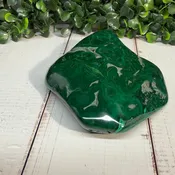 3.5" x 3" Malachite Slab—Polished & Natural