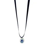 Blue Flower Pendant Necklace