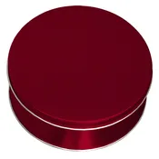 Sweet Red Cookie Tin — 8-1/8" dia. x 3" ht