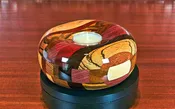 Wide Laminated Wood Candle Holder – Made In Hawaii