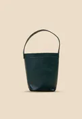 The Chelsea Mini -Serpentine Leather Bucket Bag