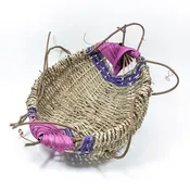 12x16 Inch Handwoven Free-form Basket