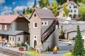 Faller 120274, HO Scale Zuoz Signal Tower, Kit, 3-7/16 x 3 x 5-5/16