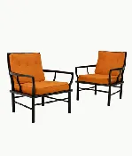 Mid-Century Modern Chinoiserie Armchairs