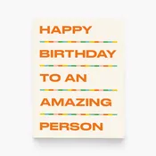 Amazing Person Birthday Card