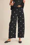 Aubrey polka dot barrel pants