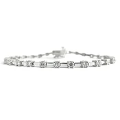 Bar Link Diamond Tennis Bracelet — Salvatore & Co.