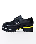 DAAN Black Leather Loafer