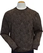 122 Chocolate Abstract Sweater