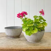 A Charming Pair of Antique Garden Urns or Bowls