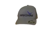 Gray Delta FlexFit Hat w/ Black Logo