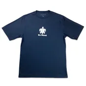 "Be Maui" Honu Performance Short Sleeve Shirt (Navy)