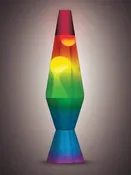 14.5" Lava Lamp - Rainbow