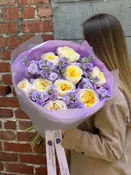 Bouquet - Buttercream Crush - Peony Roses, Stocks
