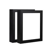 11x14 Deep Matte Black Frame Kit -Set of 2