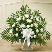 White Sympathy Floor Basket