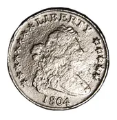 Draped Bust Liberty Silver Dollar 1804