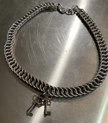 Chainmaille keys necklace