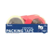 2 Pack Crystal Extra Strength Tape - 2 Heavy Duty Dispensers