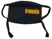 Black Greenville Adjustable Mask — Custom Corner Printing