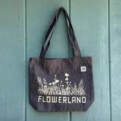 Flowerland Denim Tote