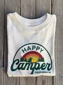 Kids Happy Camper T-shirt | Tahoe Kids Tee