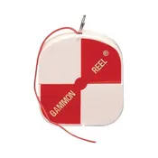 12 Foot White-Orange Gammon Reel 21012