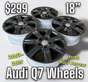 2007-2015 Audi Q7 18" Wheels — Big Boys Toys of the North