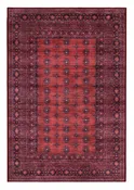 GLN Rugs Arcadia - Machine Washable Area Rug - Dark Red Home Rug