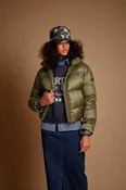 Damen Daunenjacke aus irisierendem Nylon, mit Daunen gefüttert - Deborah