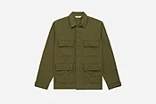 BDU Jacket ~ Olive Back Satin