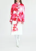 FADED CHERRY BLOSSOM PUFFY KUNG FU JACKET