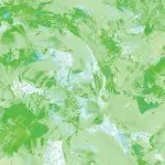 108" - Paint Splash - Spring Green