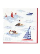 Abbott Sailboat Cocktail Napkins