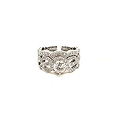 1.00 ct Platinum Diamond Engagement Ring Set — Hakimi Gem
