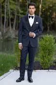 Michael Kors Navy Performance Tuxedo- Style 311 — AVA Formals and Laney Bridal
