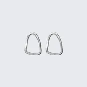Textured Loop Earrings