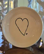 Heart Handmade Ceramic Dessert Plate by ABC Pottery - Unique Dinnerware Piece — Hot Mess Studios