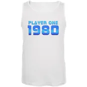1980 Player One Birthday Mens Tank Top