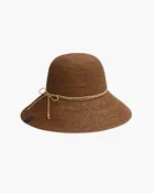 CROCHET RAFFIA BUCKET HAT