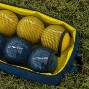 RUSH SERVICE – Personalized Bocce Ball Set – 100mm Triumph Competition Blur/Yellow
