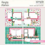 Hard candy Christmas Page layout by Simple pages Simple Stories