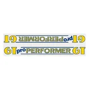 1985 GT Pro Performer Down Tube Decals (JAPAN)