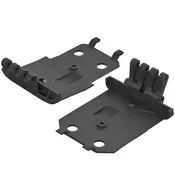 AR320401 ARRMA F/R Lower Skidplate (2): 4x4 Granite MEGA