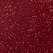 12" Siser Glitter Heat Transfer Vinyl - Cherry