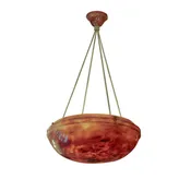 Amber Alabaster Pendant,  Sweden 1920